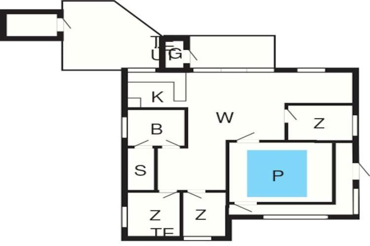 7 Person Holiday Home In Rsted Kare 외부 사진