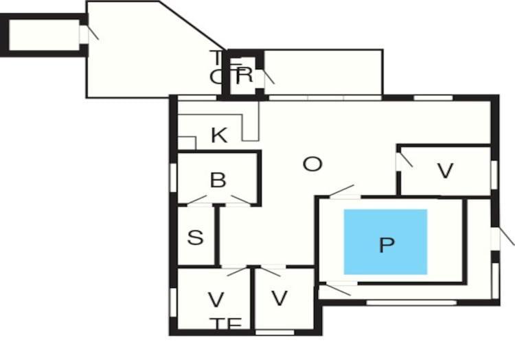 7 Person Holiday Home In Rsted Kare 외부 사진